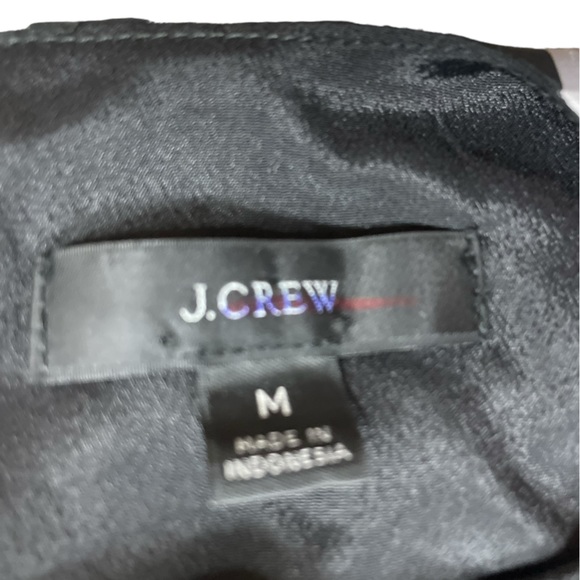 EUC J. Crew Puff Sleeves Textured Plaid Mini Dress - Picture 12 of 15